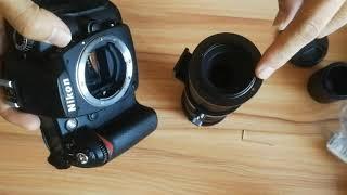 How to use JINTU 420-800mm Lens ?