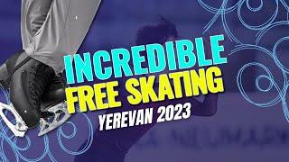 David LI (CAN) | Junior Men Free Skating | Yerevan 2023 | #JGPFigure