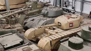 Over 100 Tanks in one room! | The Tank Museum's Vehicle Conservation Centre