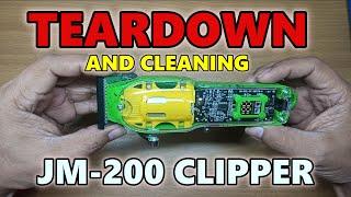 JM-200 Rechargeable Pro Clipper Disassembly/Teardown & Cleaning