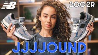 Jjjjound's FIRST 2002R!  New Balance x Jjjjound 2002R Storm Blue On Foot Review and How to Style