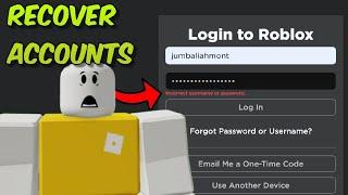 How To Recover Roblox Accounts Without Email Or Phone Number (2024) - Get Your Roblox Account Back