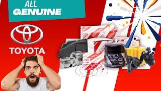 All kind of Genuine Toyota Spare Parts Available | Alkhobar | free Delivery Available
