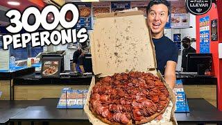 Pidiendo Una Pizza Con 3,000 Pepperonis