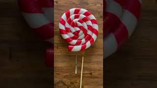 DIY Giant Candy Canes & Lollipops Christmas Decorations