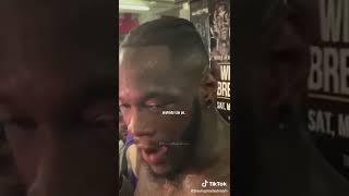 Deontay “The Bronze Bomber” Wilder