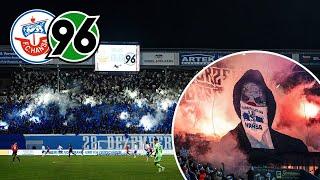 Choreo & Pyro Hansa Rostock Fans gegen Hannover | Hansa Rostock - Hannover 96 II 0:1