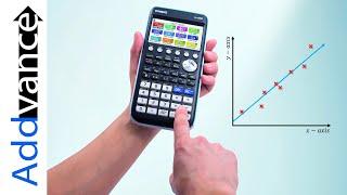 Regression Lines using the GDC! Casio CG50 Graphing Calculator GDC | IB Maths | Addvance Maths 