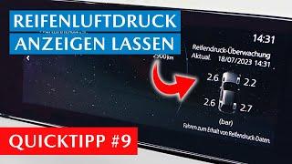 Reifenluftdruck ganz bequem im Mazda Connect System überprüfen | Quicktipp #9