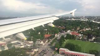 Anflug Hamburg - Approach and landing at Hamburg Int. Airport