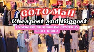 Goto Mall CHEAPEST and BIGGEST Underground Shopping Mall In Seoul Korea