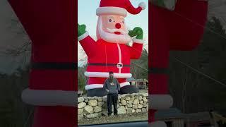 ABSOLUTELY HUGE  SANTA INFLATABLE   #santa #christmas #adventure #inflatable #amazing