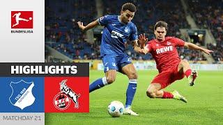 Hoffenheim Save Point in Overtime | TSG Hoffenheim - 1. FC Köln | Highlights | MD 21 Bundesliga 2324