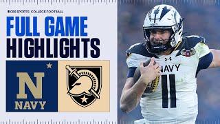 Navy Midshipmen vs. No. 22 Army Black Knights: FULL GAME HIGHLIGHTS