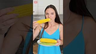Как сварить кукурузу за 5 минут Самая быстрая в мире кукурузка #какприготовитькукурузу #кукурузка