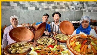 Alibaba and 400 Tagines  Massive Street Food of Khouribga, Morocco