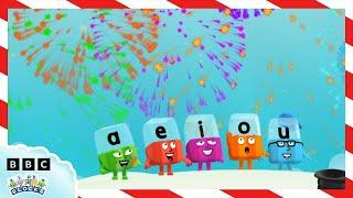 New Year Firework Spectacular!  | Learn to Read and Write | Alphablocks