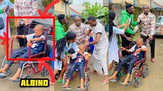 After 10yrs of marriage father rejected his only son because his albino & paralyzed his wife a witch