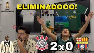 REACT REAÇÕES CORINTHIANS x BARCELONA | Casal Rivalidade