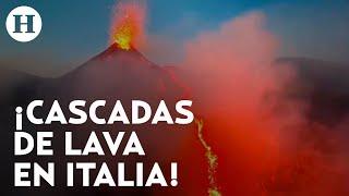 ¡Impactantes imágenes! Italia alerta por aumento de actividad del volcán Etna