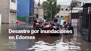 LLUVIAS NO DAN TREGUA | Inundaciones dejan incalculables daños; habitantes son salvados en lancha