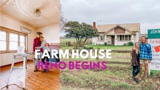 We Bought a Farm House! The Renovation Begins!