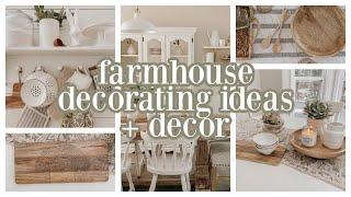 NEUTRAL FARMHOUSE DECOR HAUL + COZY DECORATING IDEAS | SUMMER HOME DECOR | HOUSE + HOLM