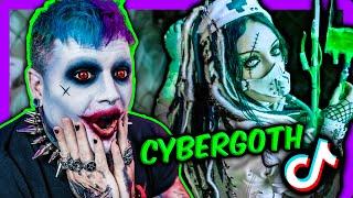 GOTH REACTS TO CYBER GOTH TIKTOK