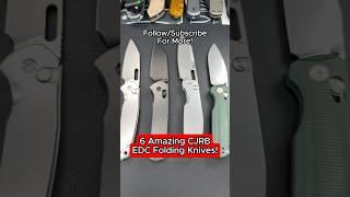 6 AMAZING Folding Knives For EDC Under $100 That Are Worth Your Time!  CJRB Edition #shorts