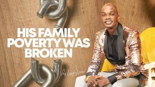 His family poverty was broken by Prof.  Lesego Daniel