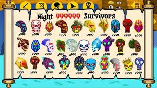 Night 99999 Surviors Unlock Full x999 Army Items - Stick War Legacy Fight  Hugo Gaming