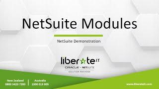 Oracle NetSuite - NetSuite Modules Webinar with Liberate I.T.