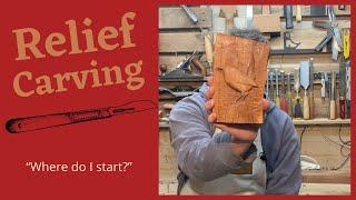 How to start a relief carve