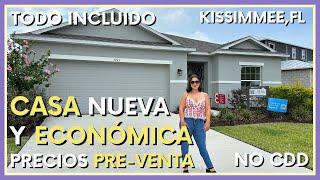 Casa NUEVA y ECONÓMICA EN KISSIMMEE, FL | Precios PRE-VENTA 