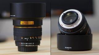 Rokinon 85mm 1.4 GH4 4K Review & Unboxing - On Speedbooster - Samyang Bower