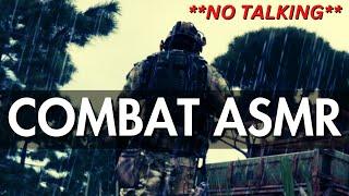 Relaxing Combat ASMR | Combat Ambience to Sleep To **NO MIDROLL ADS** | Base patrol in the rain [2K]