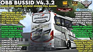 OBB BUSSID V4.3.2 SOUND HINO SUPER NGOROK NGEBUL FULL BASURI | Grafik HD4K Realistis | Bussid V4.3.2