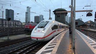 [Neuer Werbe ICE4] DB Fernverkehr ICE4  (412 019) mit Paramount Werbung als ICE596 in Frankfurt Hbf