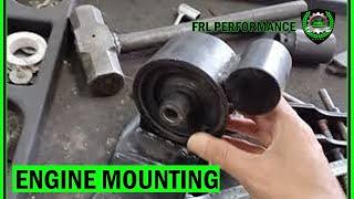 COSTUME MADE ENGINE MOUNTING BY FRL PERFORMANCEMPIRE CEO