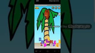 Put These Letters in a coconut tree