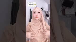 Tutorial hijab pashmina lamaran atau wisuda