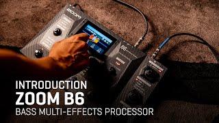 Zoom B6 Bass Multi-Effects Processor: Introduction