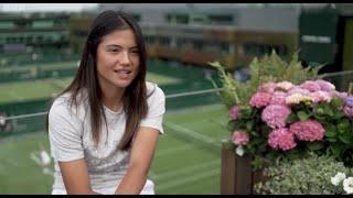 Emma Raducanu Interview with BBC at Wimbledon