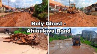 Holy Ghost- Ahiaukwu Road Finally Remembered | Abia Road Construction| Governor Alex Otti