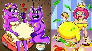 RICH & POOR get Pregnant, Who Will Live Happily? - SMILING CRITTERS &THE AMAZING DIGITAL CIRCUS Ep 2