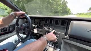 1987 Corvette Driving Video. 9700 original miles, One Owner.