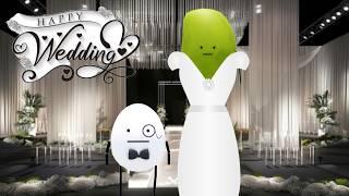 Mameko & Butler Egg Wedding in Secret Staycation with Funny moments [ROBLOX]