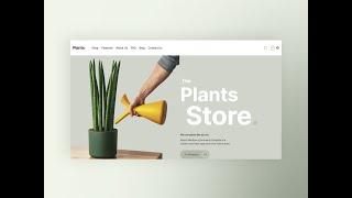 Plants - eCommerce Webflow Template