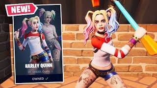 NEW HARLEY QUINN Skin Gameplay in Fortnite!