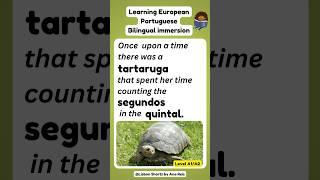 European Portuguese with a bilingual  immersion.Part 1. Level A1/A2. #shorts #learnportuguese